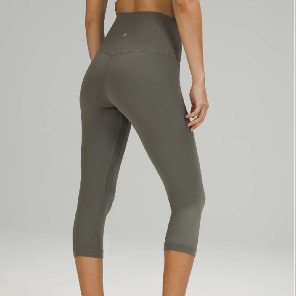 Lululemon Align Crop *21" Grey Sage